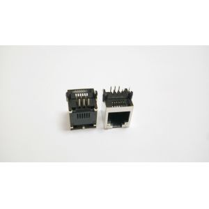 1055-206019 90 Degree RJ11 6P6C Single Port Tab Up With Shielded