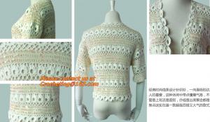 China New Sweet Thin, Sweater Tops, Girls Bat short Sleeve, Crochet Cardigans Fall Plain Pattern on sale