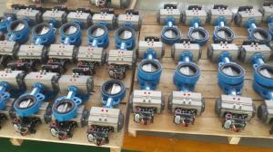 China OEM air torque DA/SR  rack and pinion quarter-turn  pneumatic rotary actuators  control valves factory