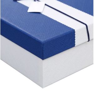 Rectangle shape logo customized paperboard storage box for different gift with