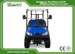 China Blue Color Mini Electric Golf Buggy 48V With Trojan Battery/Curtis Controller factory