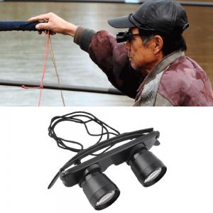 China High Powered Outdoor Fishing Binocular Glasses 3x28 Binocular Magnifying Glasses factory