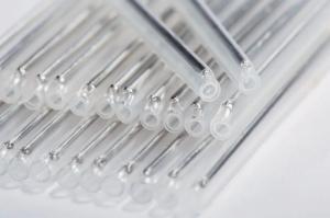 China White Ribbon Fiber Optic Protection Sleeve 6cm Length EVA Material factory