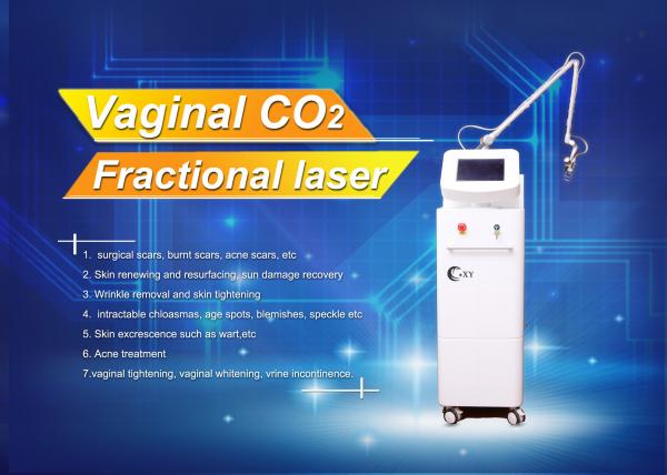 China Vaginal Tightening co2 fractional laser treatment Machine IN White factory