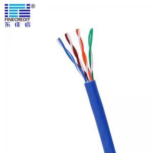 China CCA 24AWG Computer Lan Cable , 4 Pairs Ftp Cat5e Stranded Cable factory
