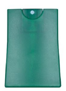 China JL-PA107B 20ml Waist Type Plastic Perfume Atomizer Bottle Card Fine Mist Sprayer Travelling Bottle on sale