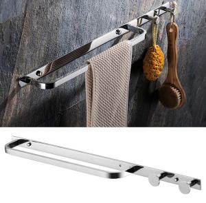 China Mirror Polishing SUS304 Stainless Steel Towel Rack Holder 24 Inch For Kitchen Bathroom factory
