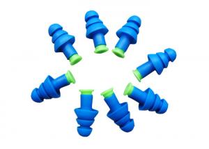 China Airline Travel Noise Cancelling Ear Plugs , Reusable Ear Plugs For Swimming factory