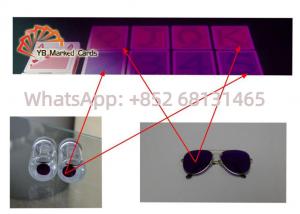 China Invisible UV Contact Lenses Marked Cards 9mm Poker Cheating Contact Lenses on sale