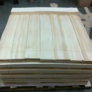 China Light Yellow Wood Flooring Veneer Natural , Hardwood Floor Veneer factory