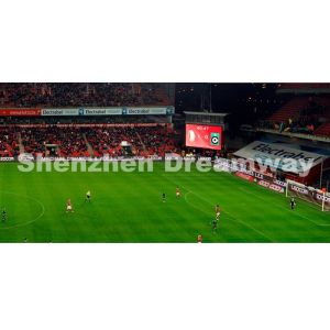 China Aluminum Rental Soccer Stadium Perimeter LED Screen PH 10 Soft LED Module on sale