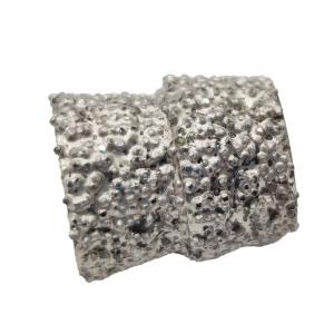 China Vacuum Brazed Wire Beads for Granite Marble Quarry Cutting in Brazil Diamond Beads factory