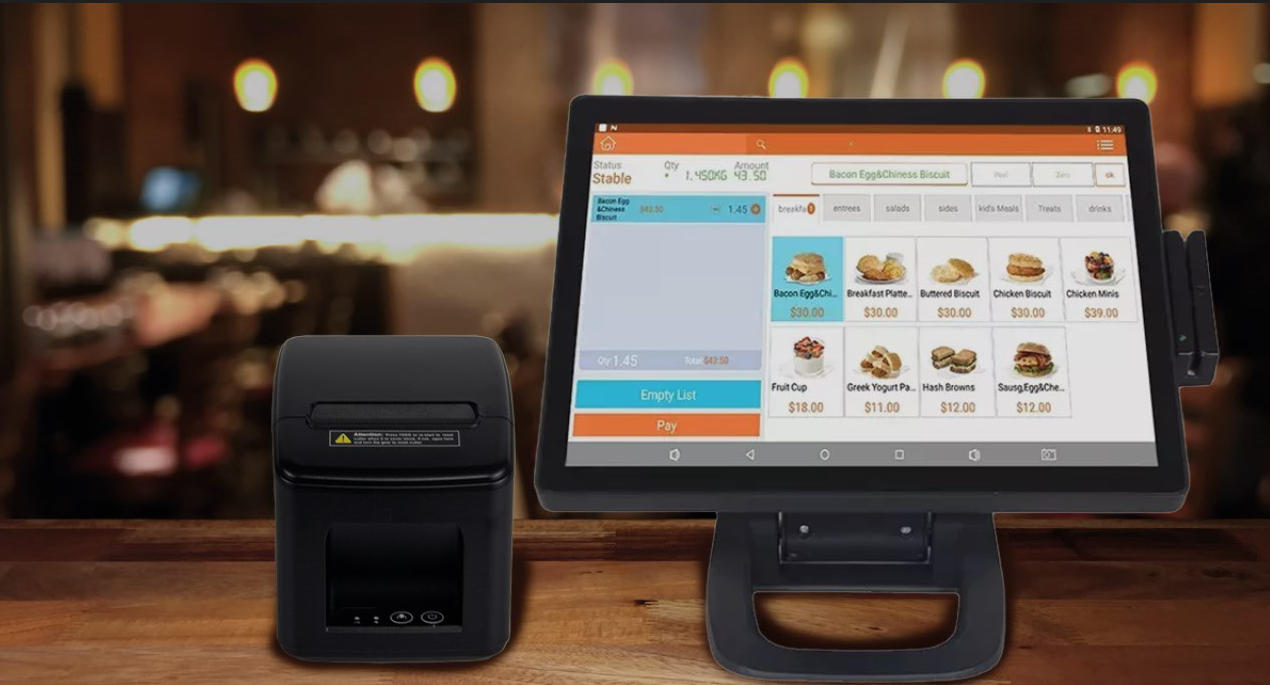 Speed HDD-T80C Direct Thermal Receipt Printer USB LAN POS Android Interface Color Style