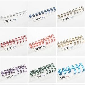 41mm Double Ring Twin Loop Wire Binding 3/4 inch For Notebooks And Calendars