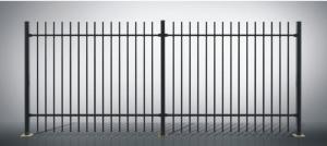 China Safety Ornamental Aluminum Fence , Powder Coated Residential Fencing on sale