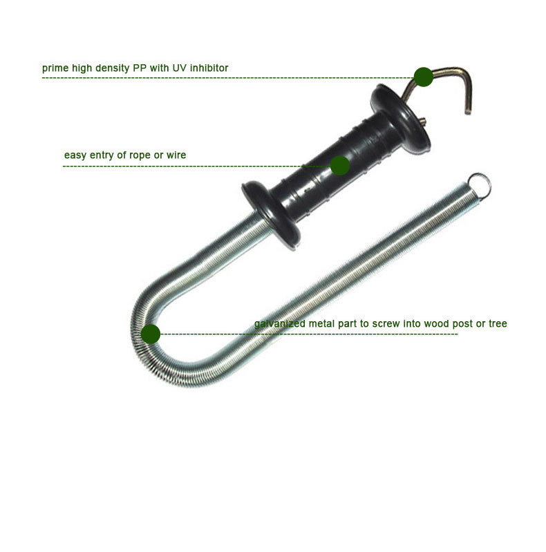 5mm Galvanised Top Hook Gate Handle Hardware