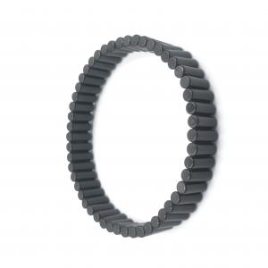 China Diametrally Black NdFeB Neodymium Magnet For Magnet Bracelet factory