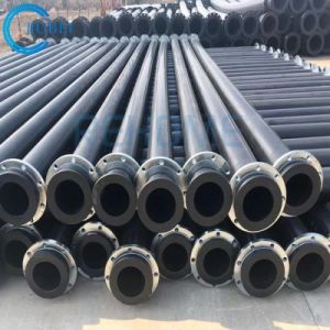 China Large Diameter Yellow UHMWPE Pipe UV Stabilized For Mining factory