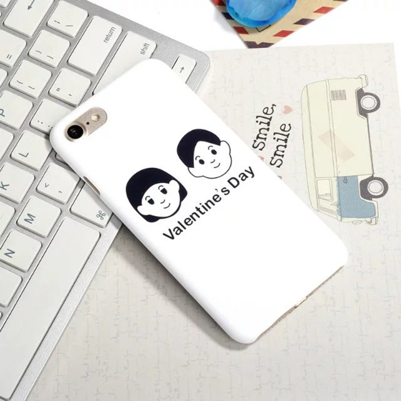 Hard PC Cartoon Expression Image Back Cover Cell Phone Case For iPhone 7 6s Plus 5s