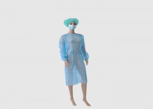 China High Elasticity Disposable Ppe Gowns , Hospital Isolation Gowns Size 120 * 140cm factory