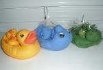 Personalized Floating Rubber Duck Bathroom Set Bath Toys For 3 Year Old