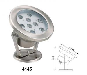 China 145x155mm Underwater Spot Lights , 9W Low Voltage Underwater LED Lights factory