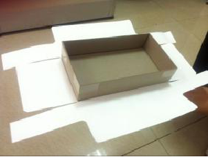 High Accuracy Semi Automatic Rigid Box Making Machine For Shoe Storage