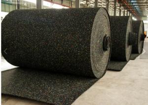 China Shock Absorption Rubber Mat Sound Insulation Rubber Underlayment Roll For Flooring factory