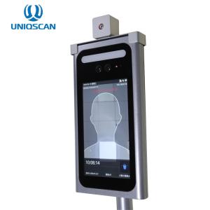 China UNIQSCAN New Design Face Recognition Thermometer Body Temperature Scanner Door Lock Access Control System with IR Sensor factory