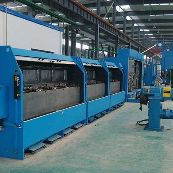 Double Lines 2 Wire Multi Wire Drawing Machine For Rod Breakdown Machine