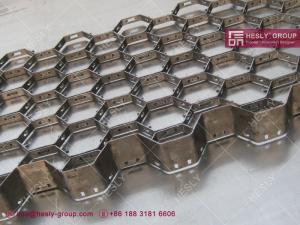 China 2x12ga Hexsteel Mesh Refractory Linings | Low Carbon Steel | Lance Anchor | China Hexmesh Steel Factory factory