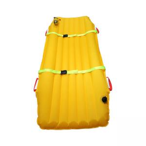 China TPU Composite Fabric Outdoor Fishing Gear Water Rescue Inflatable Floating Stretcher factory