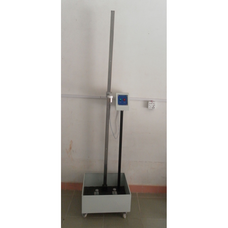 Adjustable Height Drop Ball Impact Tester Plastic Impact Testing Machine 2.5KW