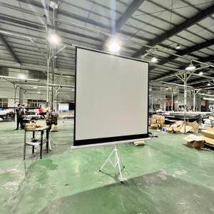 China 4:3 Tripod Projector Screen Front With Stand 120 Inch Lightweight factory