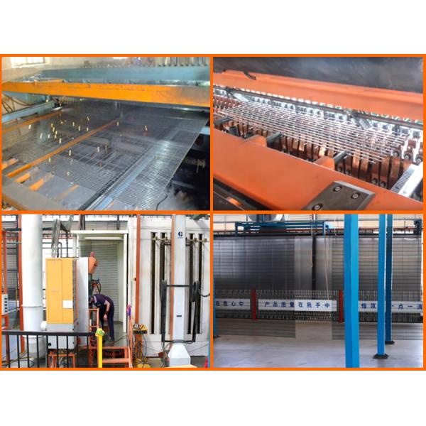 1.8*2.5m 358 Security Fence Low Carbon Steel Wire Material Sustainable