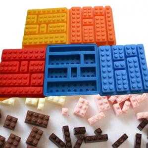 China DIY Baking tools Chocolate/Ice Mold Fondant Mold Kitchen Accessories Lego Brick Mold factory
