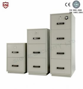 China Fire Resistant Filing Cabinet 4 Drawers , 2 Hour Fire Rating Cabinet factory