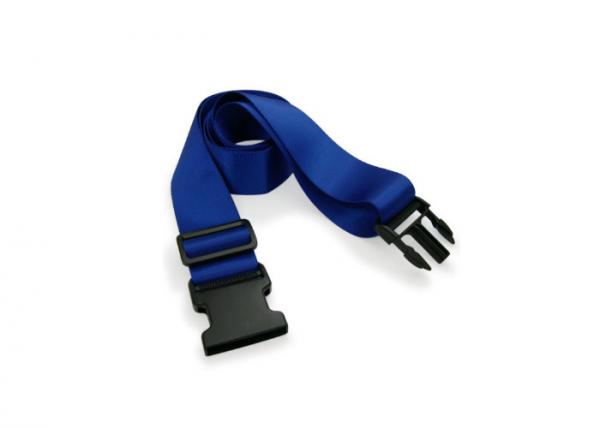 China Promotional Polyester Luggage Belt, Suitcase Beltswith Plastic Buckle And Adjustable Clip factory