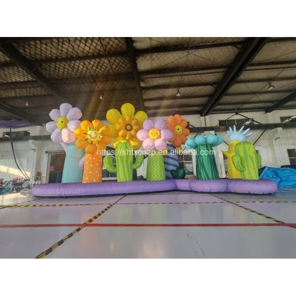 Factory Customized Inflatable Flowers with Colorful Led Light /Inflatable Advertising for Outdoor Party/Holiday Decorations
