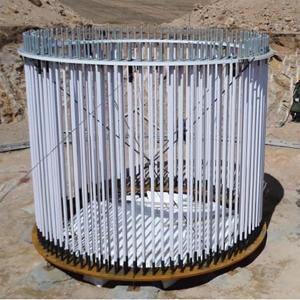 China Wind Tower Foundation Anchor Cage Astm A615 Gr 75 Pre Assembled Threaded Bar Cage factory