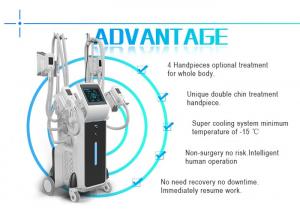 manufacturer best price professional strong cooling 4 head cryolipolysis machine with ISO