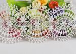 Noble Floral Chemical Polyester Eyelet Lace Trim Embroidery Design For