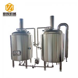 SS304 Beer Brewing Equipment , 300L Per Batch Beer Brewing System For Turnkey