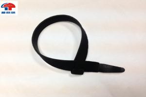 China Thin Stretch hook and Loop Strap Fastener For Clothing , Neoprene Mask Strap Cover on sale