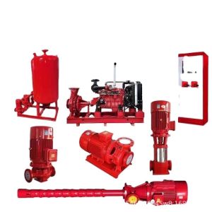 China GPM Multistage Dual Power Diesel Engine Fire Pump Set Water Supply System factory