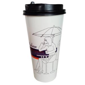16oz double wall hot coffee paper cups