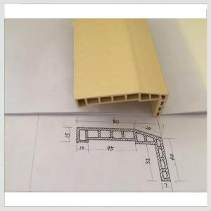 China Termite Resistant WPC Internal Door Frame Architrave Fire Rated Bevel Edge factory