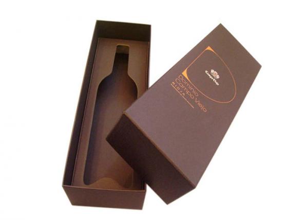 China Sliding Lid  Wine Glass Cardboard Gift Box , Wine Presentation Box Witn Window factory