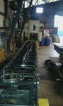 JH21-125 Hydraulic Press Metal Shelf Rack Roll Forming Machine Chain Drive 1.5-2