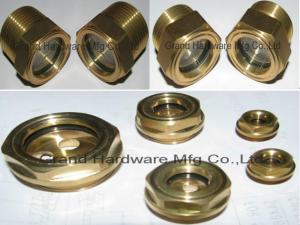 China male NPT,BSP,G thread 1-1/4 inch,Metric thread M33 pyrex peep hole  glass brass sight glass on sale